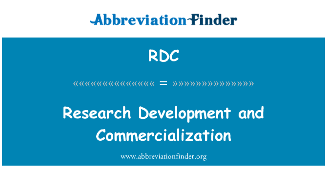 RDC: Rechèch devlòpman Et Commercialisation