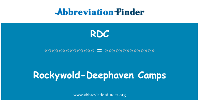 RDC: Rockywold-Deephaven tábory