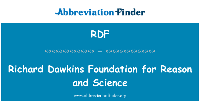 RDF: Richard Dawkins Fondazzjoni għal raġuni u Xjenza