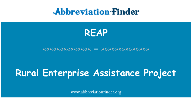 REAP: Pwojè asistans Enterprise seksyon riral
