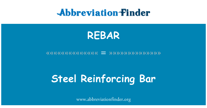 REBAR: Stalen versterken Bar