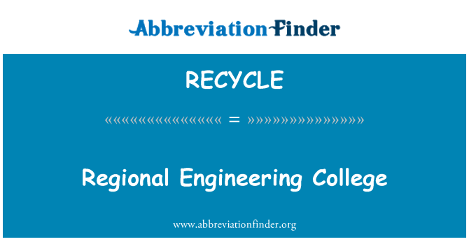 RECYCLE: Rejyon
