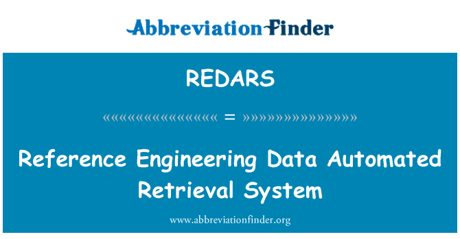 REDARS: Reference Engineering Data Automated Retrieval System