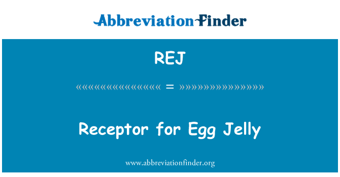 REJ: Receptor pro vejce želé