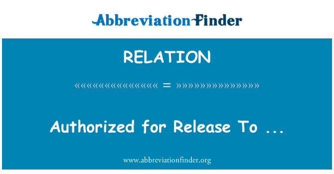 RELATION: Atļauts nodot...