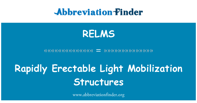 RELMS: Estrikti Erectable rapid Lumière mobilizasyon