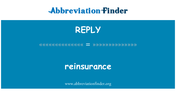REPLY: reasuransi