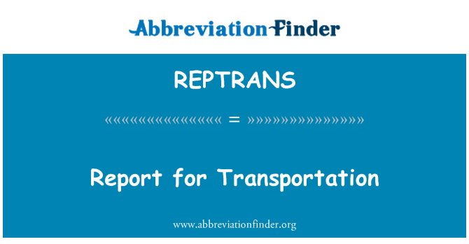 REPTRANS: 交通報告