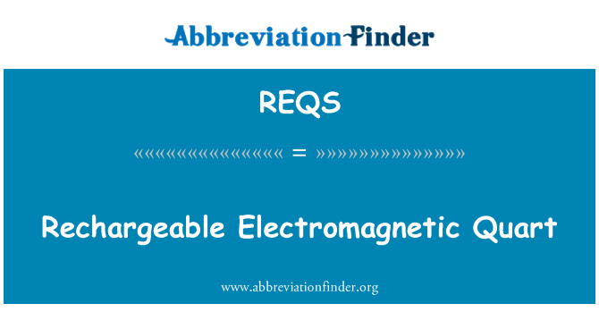 REQS: Rechargeable Électromagnétique ka galon