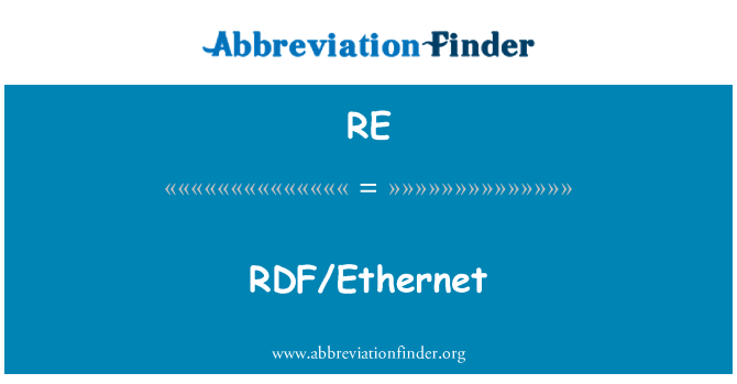 RE: RDF/Ethernet