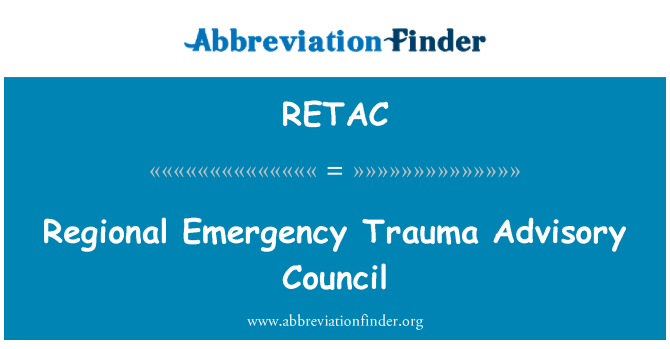 RETAC: Consell Regional d'emergències Trauma