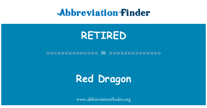 RETIRED : Dragun aħmar