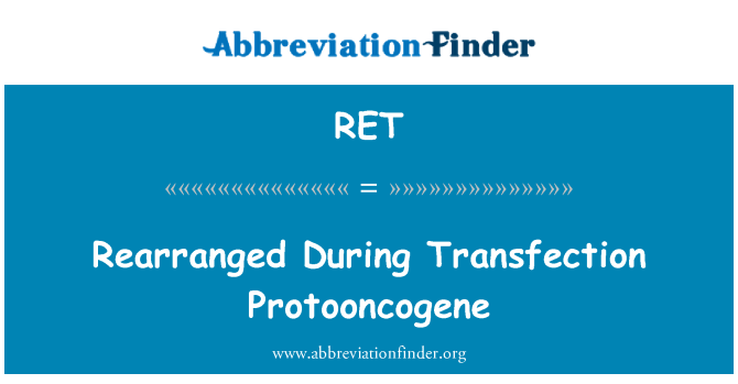 RET: Ordnas under Transfection Protooncogene