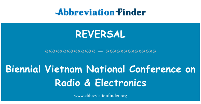 REVERSAL: Konferensi Nasional Biennial Vietnam Radio & elektronik