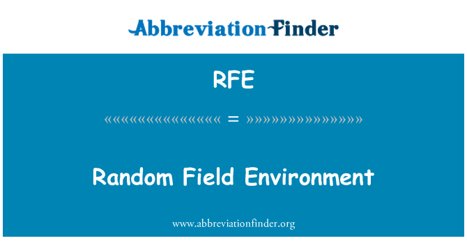 RFE: 隨機戰場環境