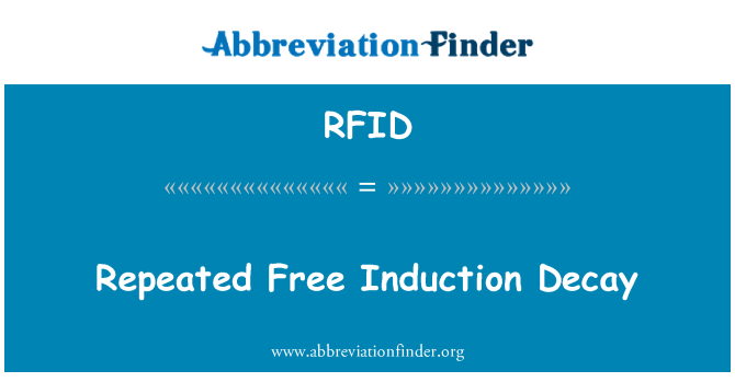 RFID: 重复自由感应衰减