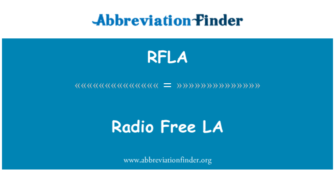 RFLA: Radyo lib LA