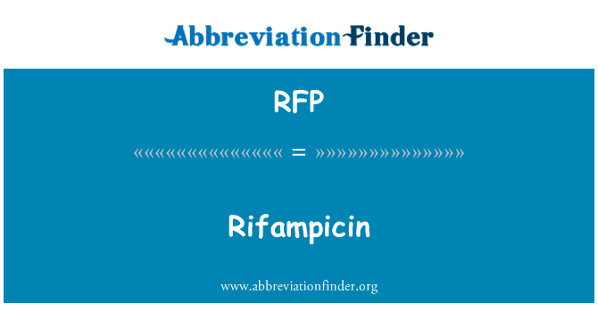 RFP: Rifampisiini