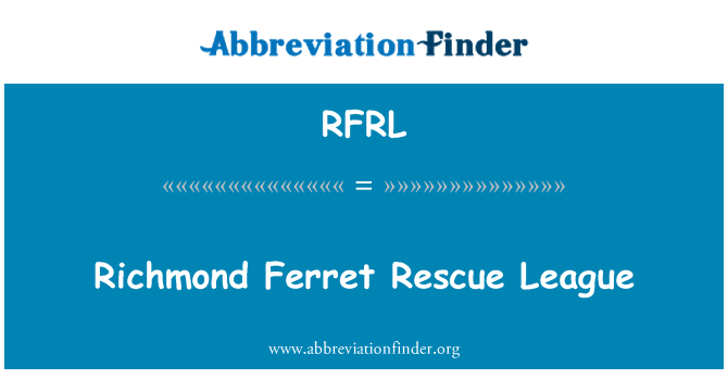 RFRL: Richmond oppspore Rescue League