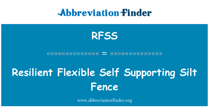 RFSS: Pružné flexibilní samonosná bahno plot