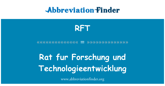 RFT: Piel de rata Forschung und Technologieentwicklung
