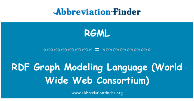 RGML: RDF grafa modeliranje jezika (World Wide Web Consortium)