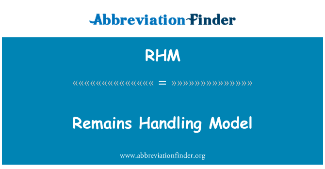 RHM: Kekal pengendalian Model