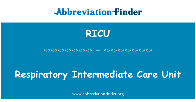 RICU: Atemwege Intermediate Care Unit