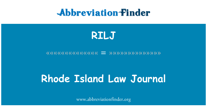 RILJ: Rhode Island ajakirjas