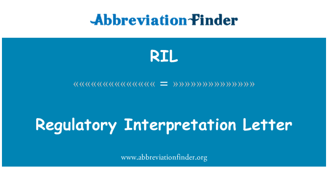 RIL: Interpretasi peraturan Surat