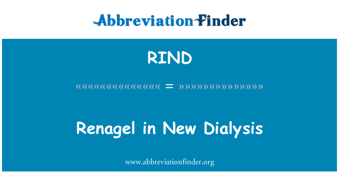 RIND: Renagel-új dialízis
