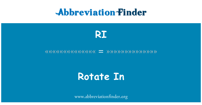 RI: چرخش در