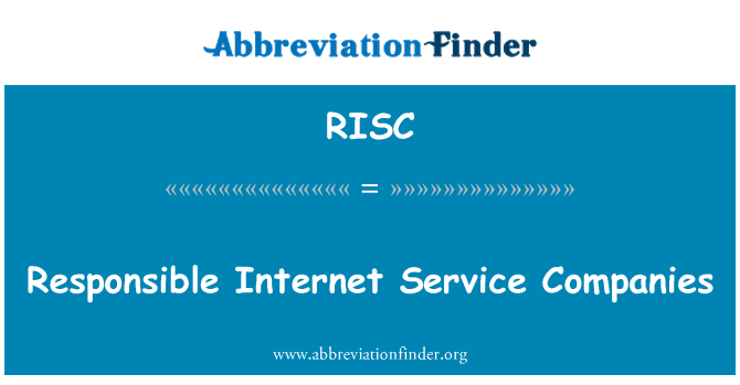 RISC: जिम्मेदार इंटरनेट सेवा कंपनियां
