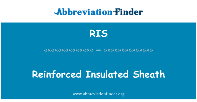RIS: 加强绝缘的护套