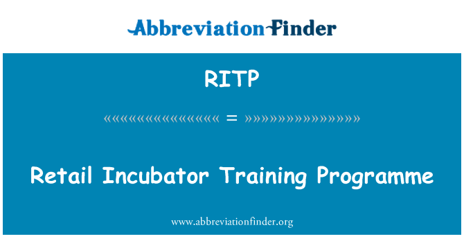RITP: Program szkolenia inkubator detalicznych