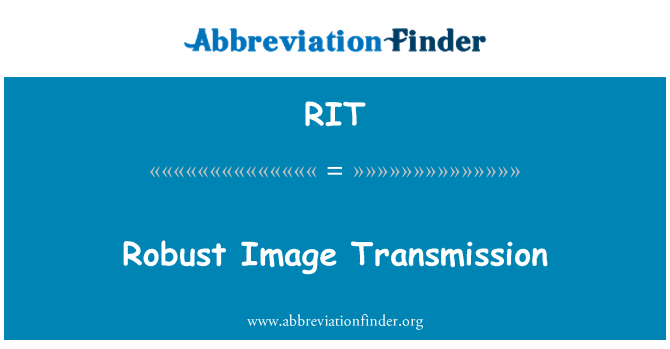 RIT: 魯棒的圖像傳輸