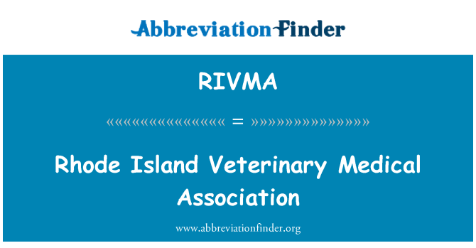 RIVMA: Rhode Island Veterinary Medical Association