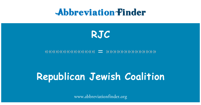 RJC: Republican Jewish Coalition