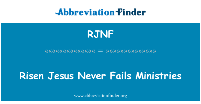 RJNF: Opstandne Jesus undlader aldrig ministerier