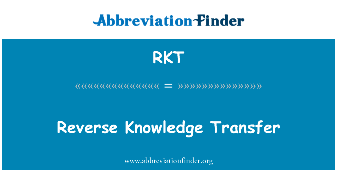 RKT: Transferència de coneixement inversa