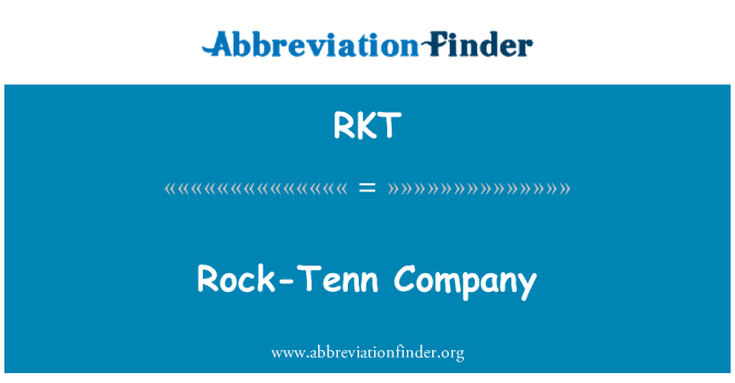 RKT: Rock-Tenn Company