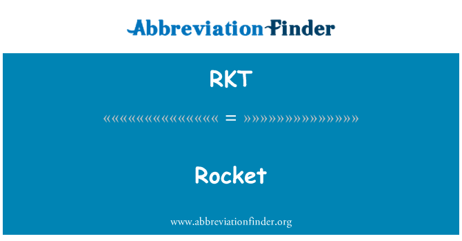 RKT: จรวด