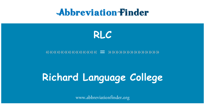 RLC: Richard Language College