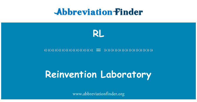 RL: Reinvention laboratwa