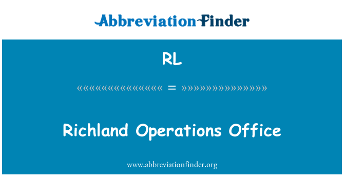 RL: Oficina de operaciones de Richland