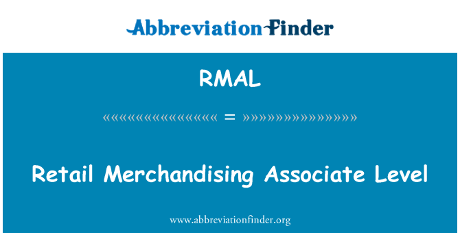 RMAL: Nivel asociado de comercialización minorista