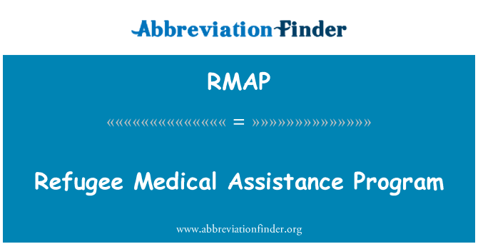 RMAP: 난민 의료 지원 프로그램