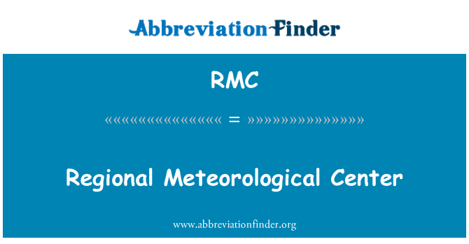 RMC: Regionalni Center meteoroloških