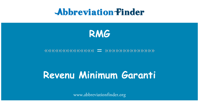RMG: Garanti Revenu minimální