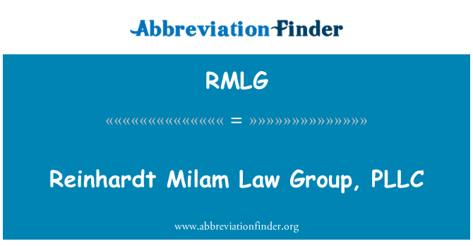 RMLG: Reinhardt Milam Group hukum, PLLC